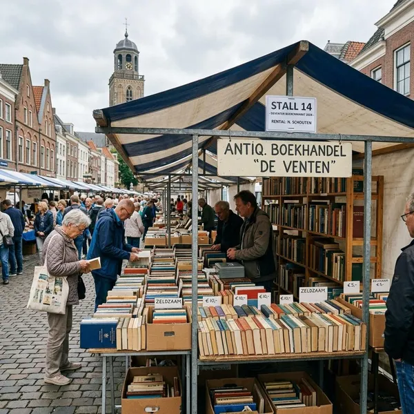 Kraam of standplaats op de Deventer Boekenmarkt