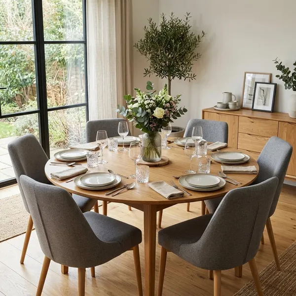 Zo meet je of een ronde tafel past
