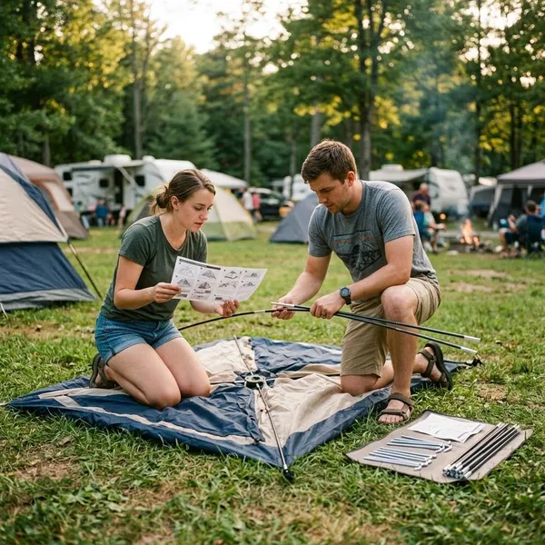 Tent sneller opzetten zonder stress