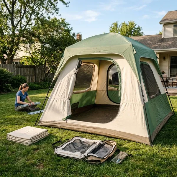 Tent schoon en droog opbergen