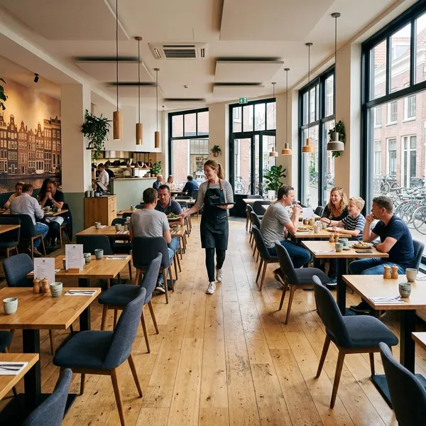 hoeveel ruimte tussen tafels restaurant