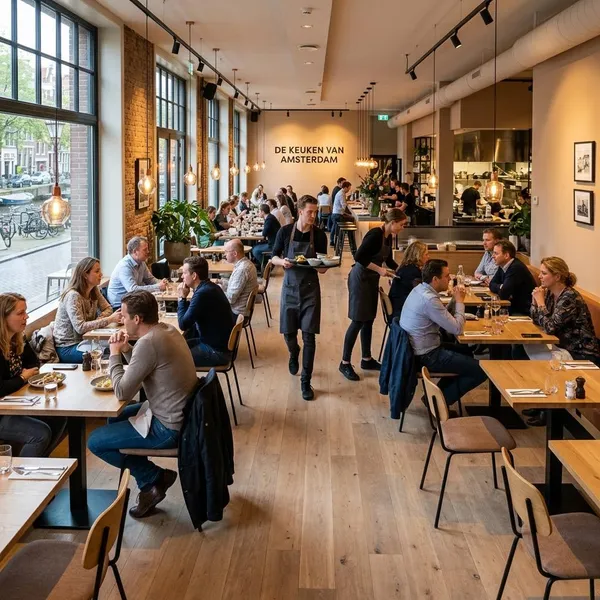 Hoeveel ruimte tussen tafels in een restaurant is nodig