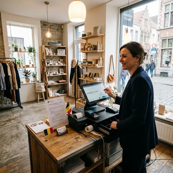 Kassa verplicht in België