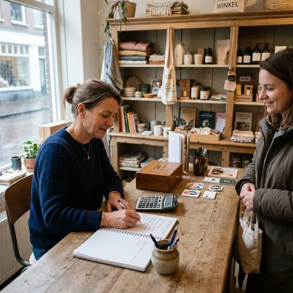 Zonder kassasysteem werken