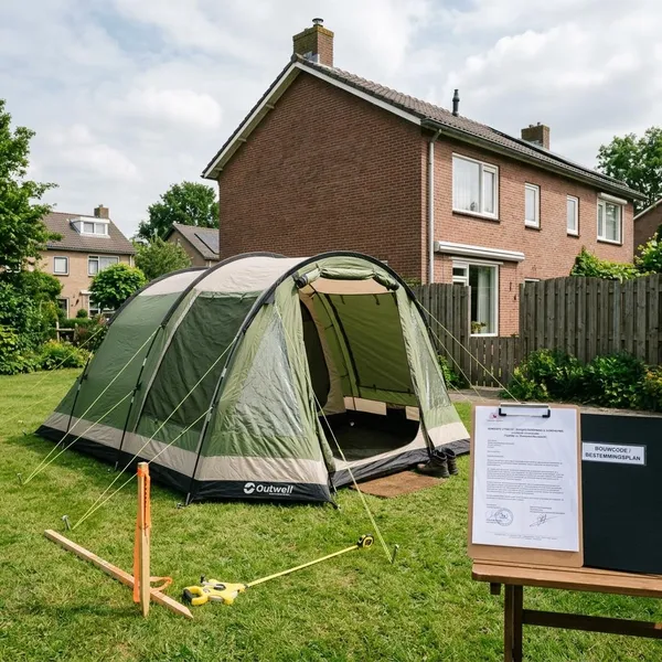 is een tent een bouwwerk
