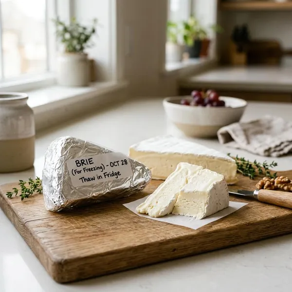 Hoe lang brie in de vriezer blijft