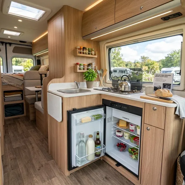 Wanneer een compressorkoelkast in de camper slim is
