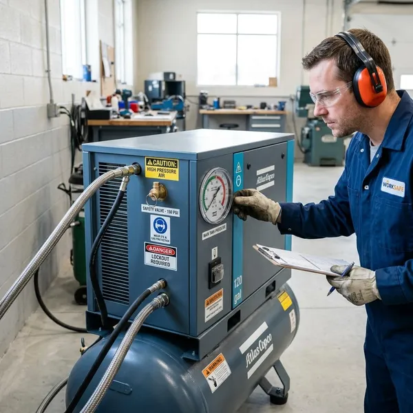 Hoe herken je een onveilige compressor?