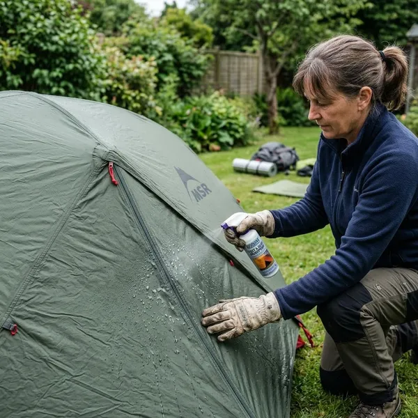 Hardnekkig vuil uit je tent verwijderen