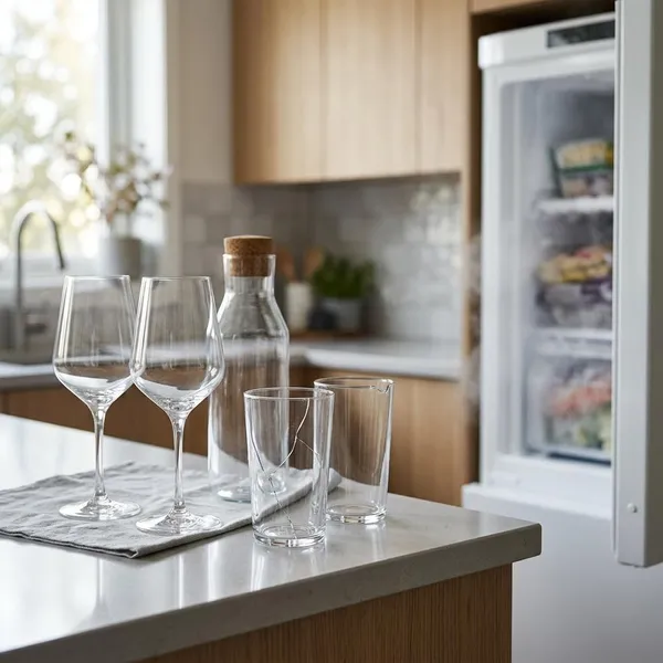 Welk glas veilig in de vriezer kan