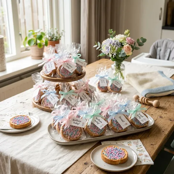 Kraamkoekjes versieren