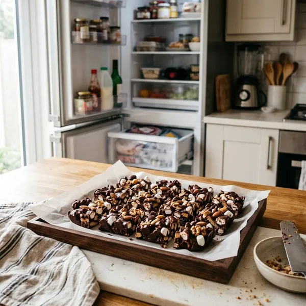 Rocky road invriezen voor langere bewaring