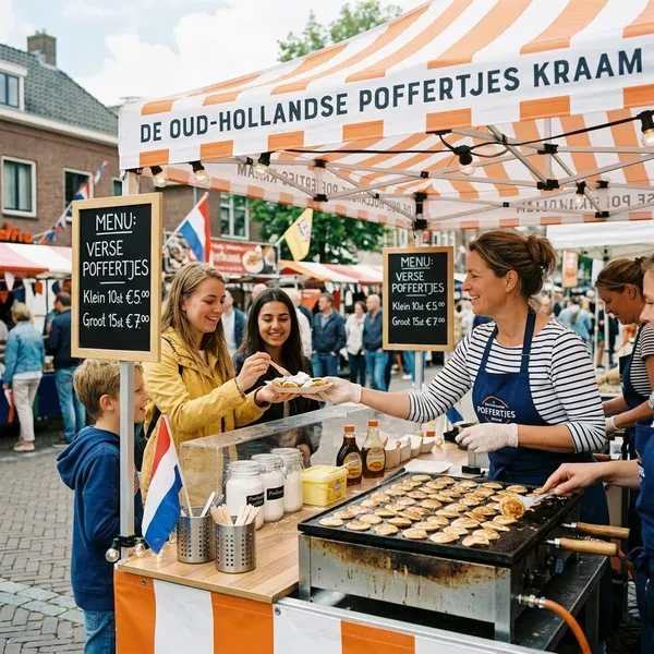 Wat zit er inbegrepen bij poffertjeskraam verhuur