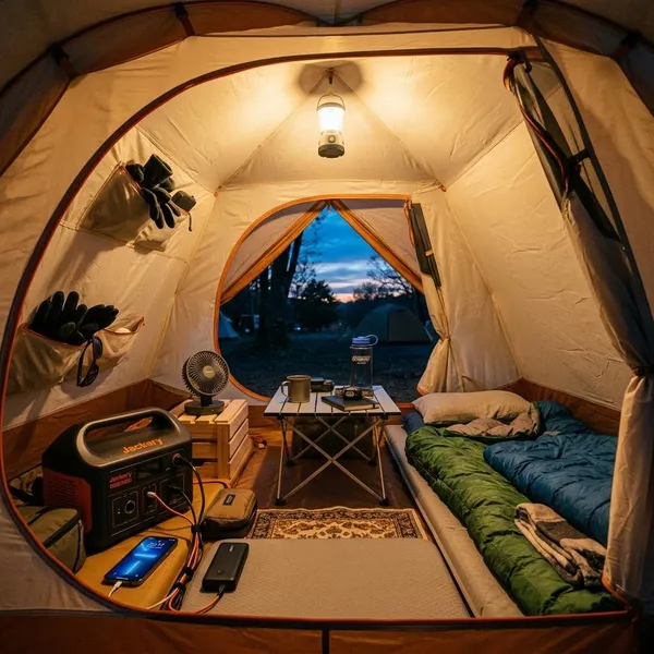 Slaapspullen voor in de tent