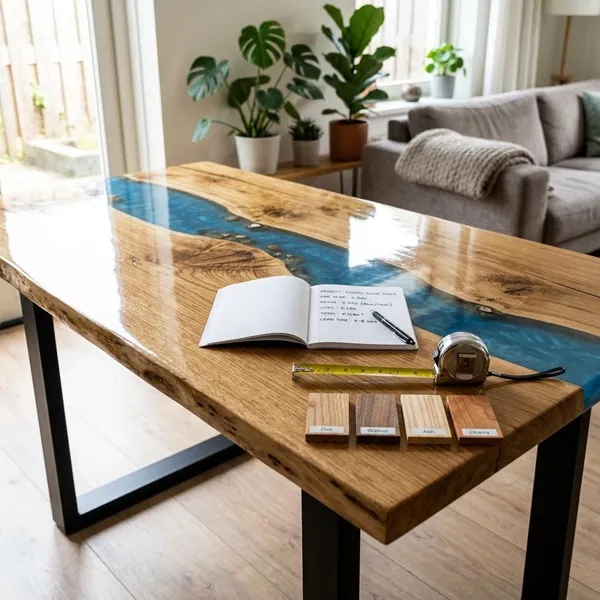 Waar hangt de prijs van een epoxy tafel vanaf
