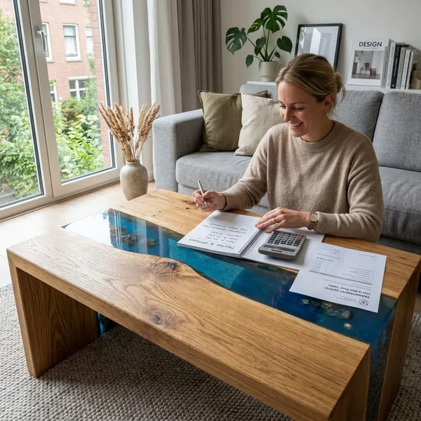 Wat kost een epoxy tafel op maat
