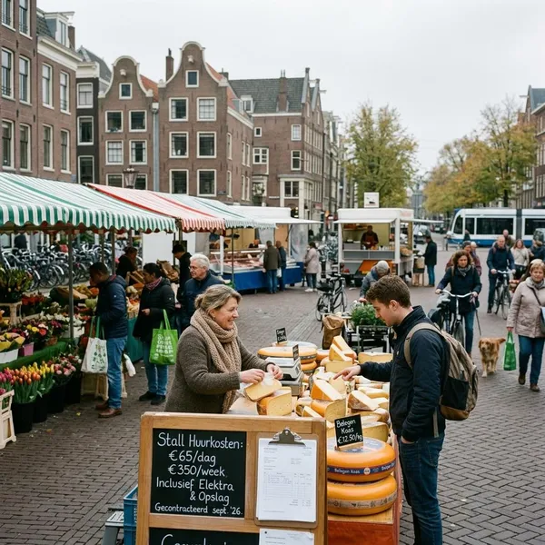 wat kost een kraam op de markt
