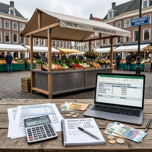 Wat kost een standplaats op de markt