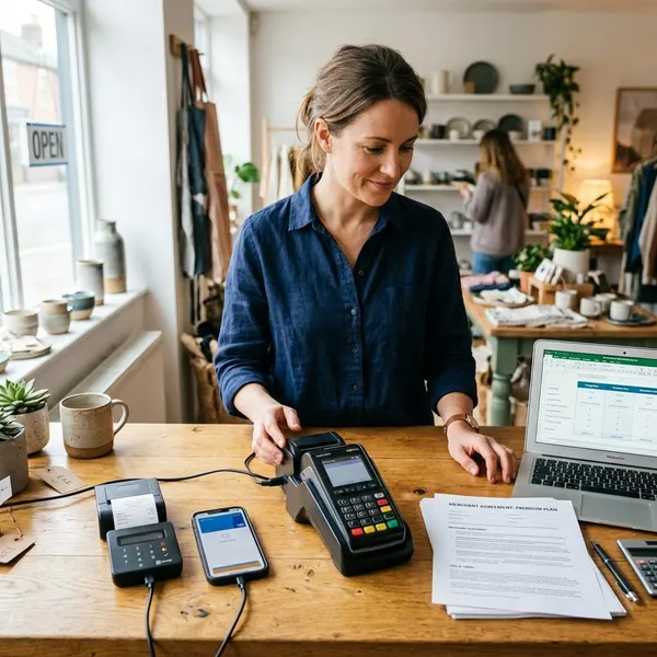 Welke kosten bepalen de totaalprijs van een mobiel pinapparaat?