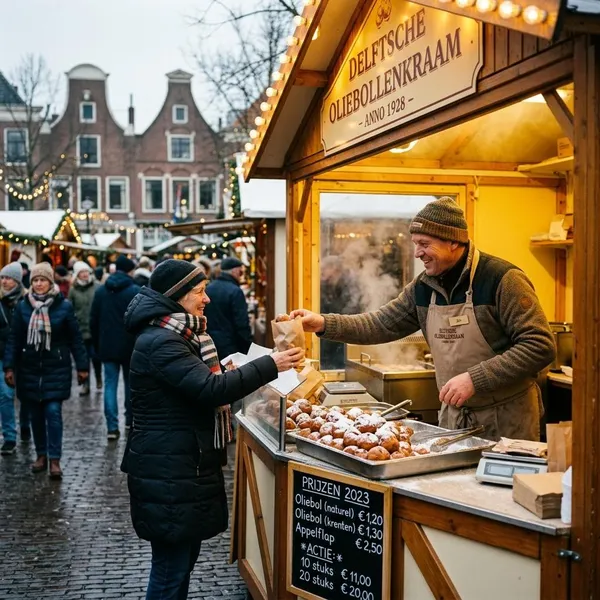 wat kost een oliebol bij de kraam