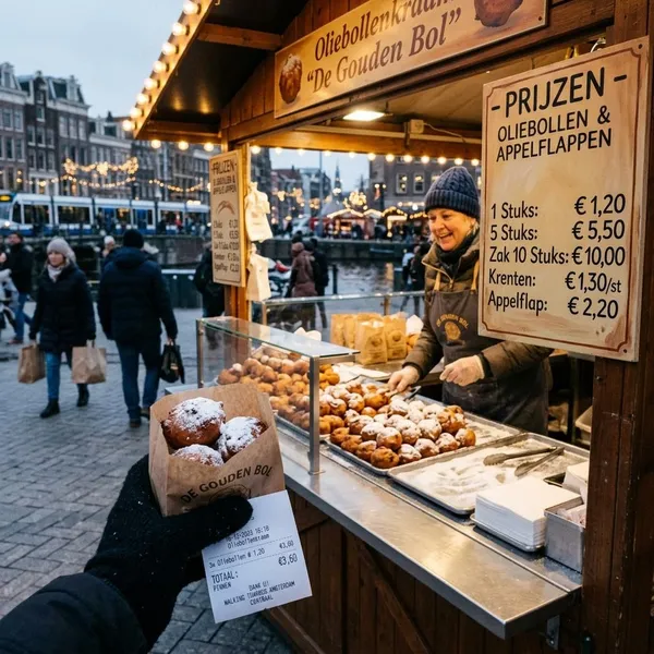 Wat betaal je voor verschillende soorten oliebollen