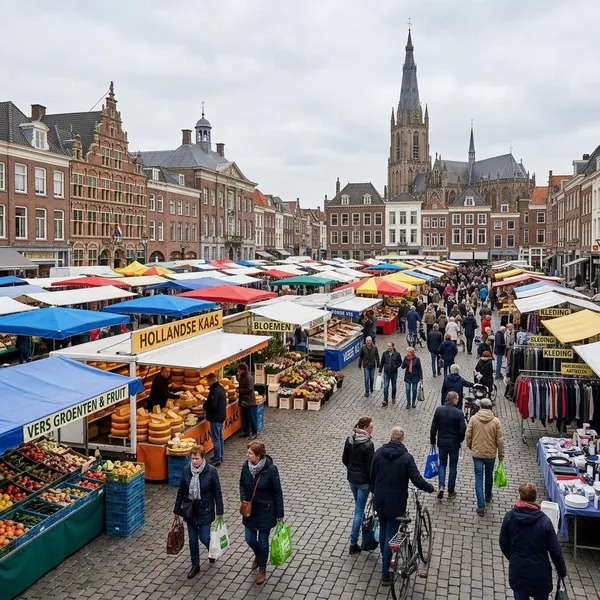 Verschilt het aanbod per marktdag