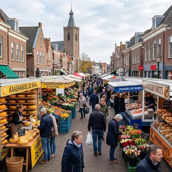 Wat koop je op de markt in Sassenheim?