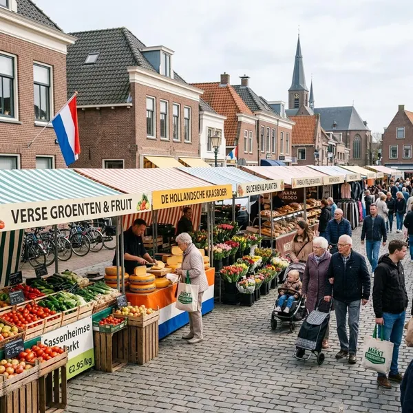 Hoe zeker is het aanbod op de weekmarkt in Sassenheim?