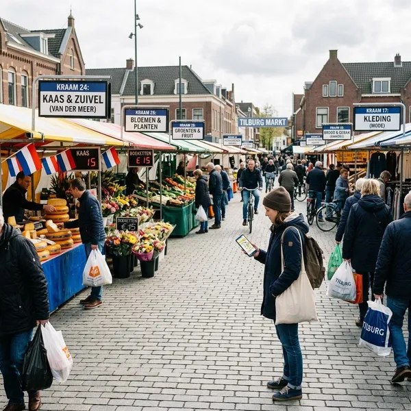 Is het aanbod op de Tilburgse markt elke week hetzelfde?